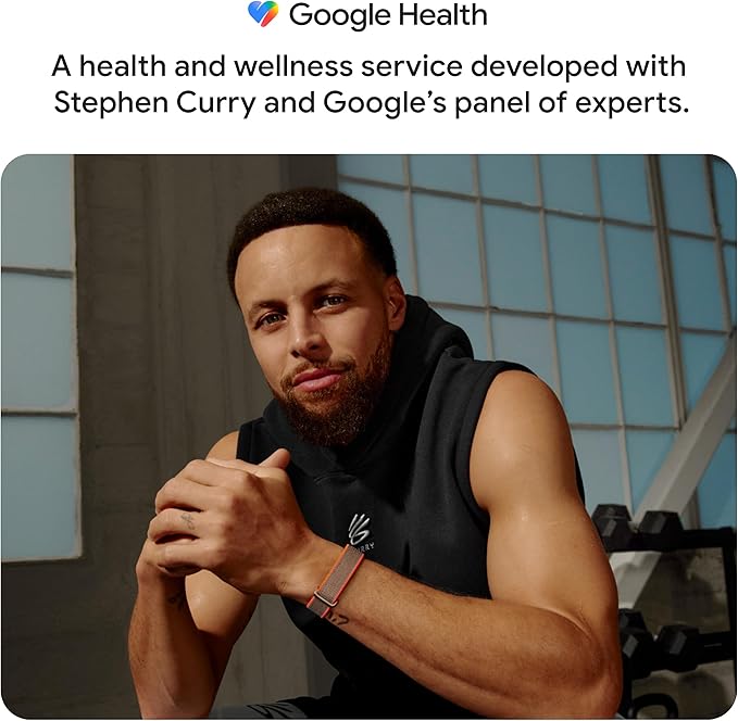 Google Fitbit Air - Special Edition Stephen Curry - Rye with Small Obsidian Active Band Bundle - Image 7