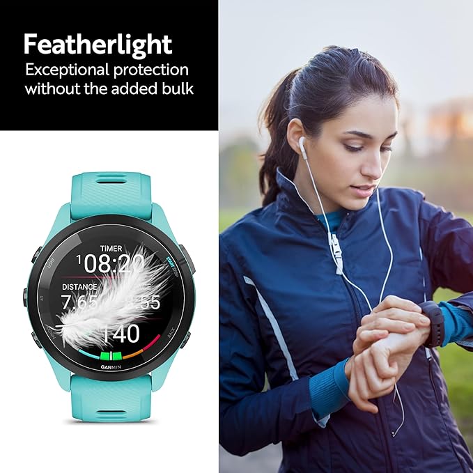 ArmorSuit 6 Pack for Garmin Forerunner 265 (46mm) Screen Protector MilitaryShield HD Clear Film - Made in USA [NOT for Garmin Forerunner 265s] - Image 4
