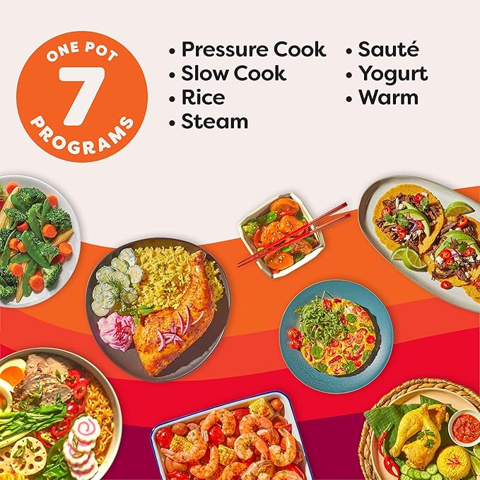 Instant Pot 4QT RIO Mini 7-in-1 Multi-Cooker, Pressure Cooker, Slow cook, Sauté, Steam, Rice Maker, Yogurt, & Warmer, Rosewater, 4 Quarts - Image 4