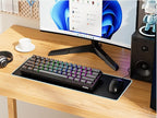 Geeky GK61 SE 60% | Mechanical Gaming Keyboard | 61 Keys Multi Color RGB LED Backlit for PC/Mac Gamer | ANSI US American Layout (Black, Mechanical Red) - Image 4