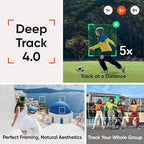 Insta360 Flow 2 Pro White - Industry-First AI Phone Gimbal with Apple DockKit, Pioneering 360º Pan Tracking, Free Tilt, Built-in Tripod/Selfie Stick, Portable Vlog/Travel Stabilizer - Image 5