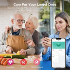 Smart Ring for Women & Men, Health Tracker Ring with Heart Rate, Blood Oxygen,Blood Pressure, IP68 Waterproof Fitness Ring, Sleep Tracker for iPhone and Android, No APP Fee (Rose Gold, 11#) - Image 3