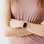 AK Sport Band Compatible with Fitbit Charge 6/5, Classic Soft Replacement Straps for Women/Men (Rose Gold, Small) - Image 5
