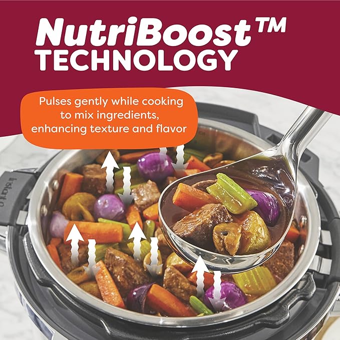 Instant Pot PRO Max Wi-Fi Smart 10-in-1 Pressure Cooker, Steamer, Saute, Warmer, Rice Cooker, Yogurt Maker, Sous Vide, Baker, NutriBoost - Includes App with 2000+ Recipes - 6 Quart - Image 9