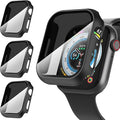 Suoman 3-Pack for Apple Watch 41mm Privacy Screen Protector Case, [Anti-Peeping] Ultra-Thin Tempered Glass Protective Cover by Suoman