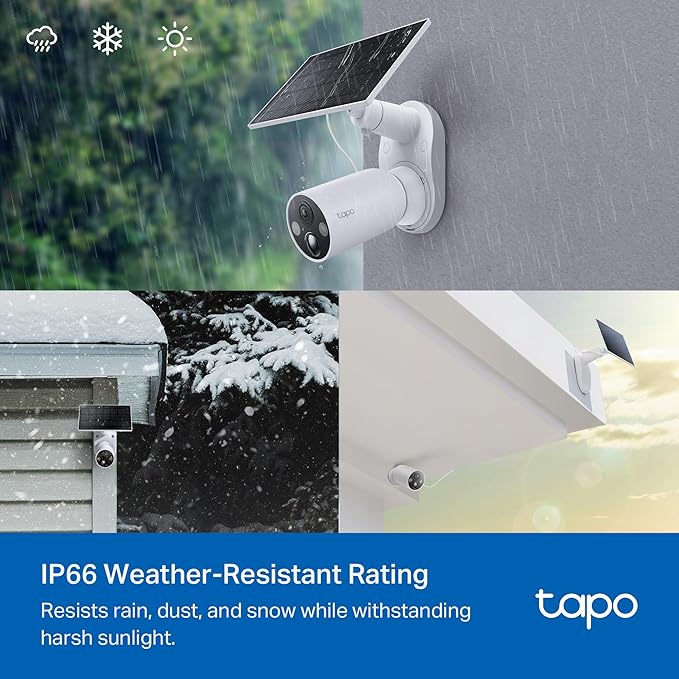 Tapo MagCam 2K+ Outdoor Wireless Security Camera - Battery Power with Solar Charging, Magnetic Mount, Person/Vehicle Detection, Subscription-Free Local Storage or Optional Cloud, Works with Alexa - Image 10