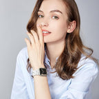 Light Apple Watch Band-Bamboo Design Resin iWatch Bands Starlight,Apple Watch Bands for Women Men,Compatible with Apple Watch Ultra 2 1 Series 10 Series 9 Series 8 Series 7 SE 6 5 4-Pearl White, 38mm/40mm/41mm/(42mm Series 10) - Image 5
