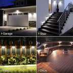 [20 Packs] Solar Motion Lights Outdoor, Ultra Bright Solar Fence Lights with Motion Sensor, IP65 Waterproof Security Light 3 Modes, 270° Lighting Angle, Wall Lights for Deck Patio Fence Garage Door - Image 2
