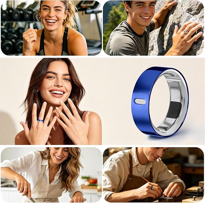 4 Pack Upgraded Ring Covers Compatible with Oura Ring Gen 4/Gen 3, TPU Anti-Scratch Protector Accessories for Oura Ring Cover Jacket for Women Men, Size 8 (Not for Oura Ring 4 Ceramic) - Image 8