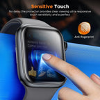 LK 4 Pack for Apple Watch Screen Protector 40mm Privacy, [Anti-Spy] Upgrade Soft TPU Film Apple Watch 40mm Screen Protector Series 6/5/4/SE, 3D Full Coverage, HD Ultra-thin Touch Sensitvie - Image 6