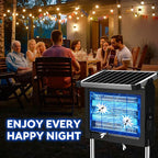 PhatroyYee Solar Bug Zapper Outdoor Indoor, 4000mAh Rechargeable Portable Fly Zapper, 4500V Electric Mosquito Killer with Panel Sensor & 10FT Extension Cord, Waterproof for Patio Camping Home Backyard - Image 5