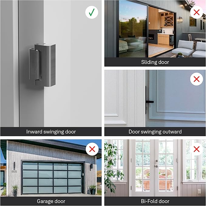 Master Lock Reinforcing Door Blocker for Entry Locations, Incremental Door Security, Child Proof Stopper for Toddler Safety - Image 2