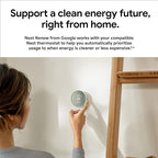 Google Nest Thermostat - Smart Thermostat for Home - Programmable Wifi Thermostat - Snow - Image 6