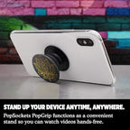 PopSockets Adhesive Phone Grip, Holder, Phone Stand, Celestial - Golden Prana Black - Image 7