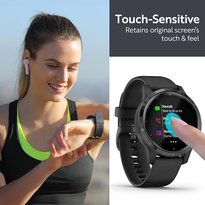ArmorSuit 6 Pack for Garmin Vivoactive 4S 40mm (2020 Release) Screen Protector MilitaryShield HD Clear Film - Made in USA - Image 4