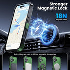 Magnetic for iPhone 16 Case, Heavy Duty Protection, 23ft Military-Grade Drop Protection, Compatible with MagSafe, Tough Non-Slip, Matte Surface Phone case for iPhone 16 6.1", Green - Image 4