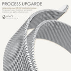 Original Milanese Loop Band Compatible with Apple Watch 38mm 40mm 41mm 42mm 44mm 45mm 46mm 49mm - Women & Men Magnetic Closure Adjustable Metal Strap for iWatch Series 11 10 9 8 7 6 5 4 SE2 3 Ultra2 3 - Image 3