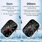 Waterproof Case for Apple Watch Series 10 Series 11 42mm Built-in Tempered Glass Screen Protector,[Slim Guard PC Bumper] [Touch Sensitive] Full Protective Face Cover Compatible iWatch Accessories - Image 5