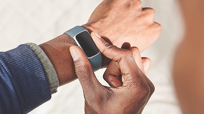 Fitbit Charge 5 Advanced Fitness, Health Tracker with Built-in GPS, Stress Management Tools, Sleep Tracking, 24/7 Heart Rate & More, Steel Blue (Renewed) - Image 8