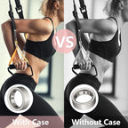 Protector Compatible for Oura Ring 4/Gen 4 Ceramic/Gen 3 Cover,Silicone Anti-Scratch Elastic Ring Finger Case Woking Out Gym for Women Men- Pink+SmokeViolet-M for 8/9/10/11 - Image 5