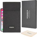 Faraday Bags for Phones - Magnetic Closure, RFID Shield Pouch & Anti-Tracking Protection - Black, 8.43″ x 5.0″ x 0.51″ by Unknown