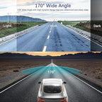 Dash Cam Front and Inside, 1296P Dual DashCams for Car, 3.16 Inch IPS Screen Driving Recorder with IR Night Vision, Loop Recording, Wide Angle Lens, 24H Parking Traffic Recorder with 32GB TF Card - Image 3