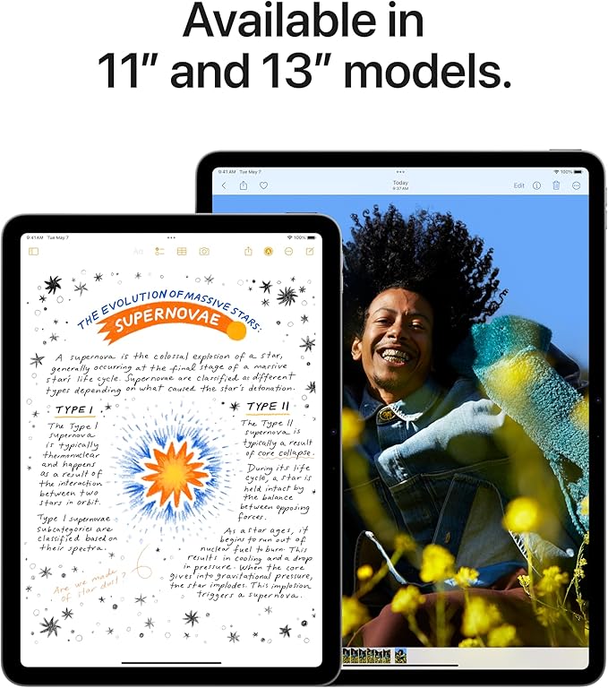 Apple iPad Air 11-inch (M2): Built for Apple Intelligence, Liquid Retina Display, 256GB, 12MP Front/Back Camera, Wi-Fi 6E, Touch ID, All-Day Battery Life — Purple - Image 3