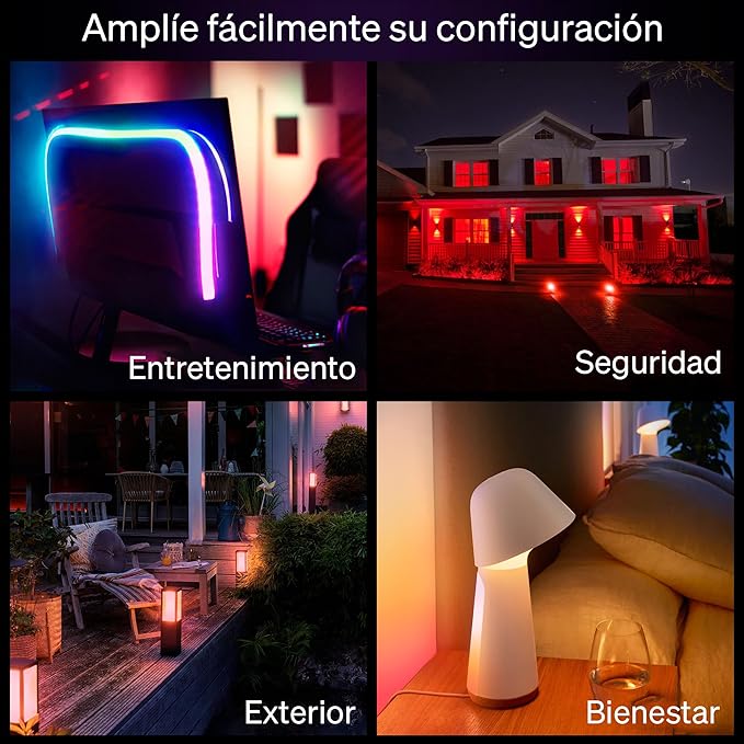 Philips Hue Essential Smart LED A19 Bulb, White and Color Ambiance, E26 Base, 8.8W, 2200K-6500K, 800 Lumens, Dimmable, Works with Alexa, Google, and Apple Home, 1-Pack - Image 9