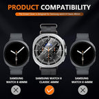 Suoman 4-Pack for Samsung Galaxy Watch 8 Classic 46mm Tempered Glass Screen Protector, 9H Hardness Screen Protective Film for Galaxy 46mm Smartwatches - Image 2