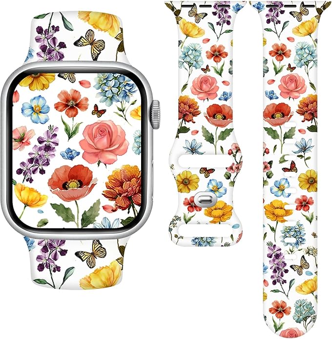 Luxury Band Compatible with Apple Watch Band 40mm - 49mm (Strap Replacement for iWatch Series SE 11 10 9 8 7 6 5 4 3 for Women Men) by Vieeki