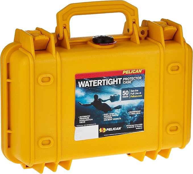 Pelican 1170 Case With Foam (Yellow) by Pelican