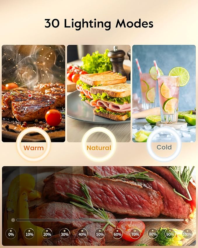 LUXSURE Ring Light Tripod for iPhone with Light,71" Overhead Camera Mount with Phone Holder,Adjustable Ring Light with Stand and iPhone Tripod for Video Recording,Cooking,Painting,TikTok,YouTube - Image 6