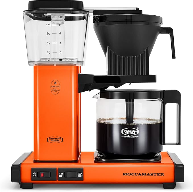 Technivorm Moccamaster Moccamaster 53947 KBGV 10-Cup Coffee Maker Orange, 40 Ounce, 1.25l by TechnivormMoccamaster