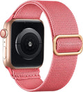 Lerobo Braided Band Compatible with Apple Watch Series 11 10 9 8 7 46mm 45mm 41mm Ultra SE 3 2 1 49mm Series 6 5 4 3 44mm 40mm 38mm 42mm Men iWatch Bands Women Stretchy Nylon Solo Loop Sport Strap by Lerobo