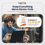 Laplink PCmover Migration Software - Initial Pay-Per-Use License Fee - Monthly invoicing for additional uses - $21.95/license with Super Speed USB 3.0 cable - Business Technician, 25 Licenses - Image 6