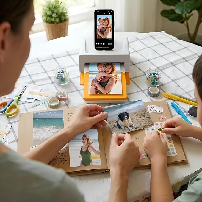 KODAK Dock Plus 4x6'' Photo Printer, 10 Sheets, Docking & Bluetooth Smartphone Printer for iPhone & Android, Instant Color Prints, 4PASS Dye Sublimation - Image 10
