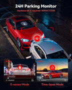 REDTIGER F7NP-N+OBD, Dash Cam 4K Front and 1080P Rear, STARVIS 2 Sensor, 5GHz WiFi (20MB/s), GPS, WDR & HDR Night Vision, 170°Wide Angle, Loop Recording with Emergency Lock(SD Card Not Included) - Image 7