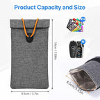 Faraday Bag, RFID Signal Blocking Bag, GPS Car Key Cell Phone Signal FOB Blocker Wallet Shielding Pouch Privacy Protective Case, Car Security Protection, Anti-Theft Pouch, Anti-Tracking Anti-Spying - Image 7