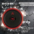 MX80E1 Loudspeaker 8 Inch Midrange 560 Watts 6 Ohms Red Bullet, Premium Quality Audio Door Speakers for Car or Truck Stereo Sound System, Red (2 Speakers) - Image 4
