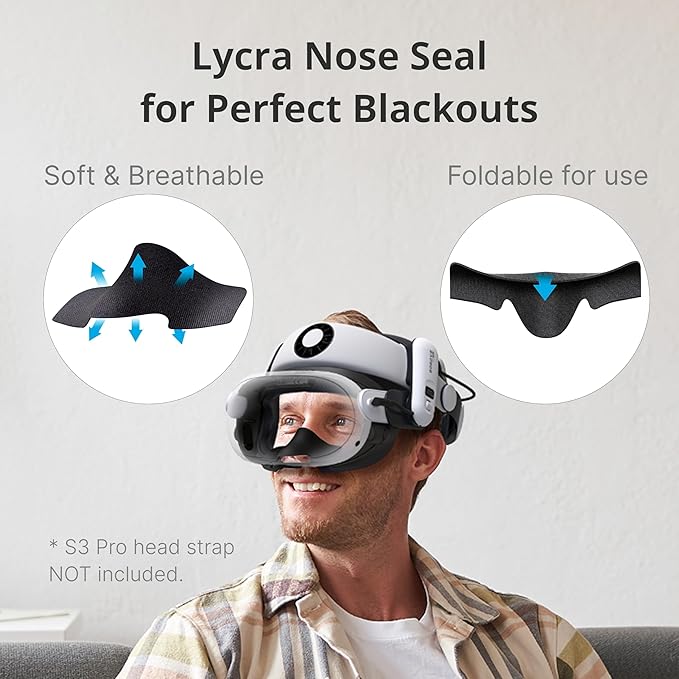 BOBOVR S3 Pro Battery Strap + F3 Facial Interface,Only Compatible with Quest 3 - Image 2