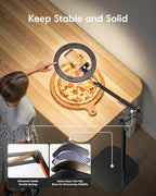 LUXSURE Ring Light Tripod for iPhone with Light,71" Overhead Camera Mount with Phone Holder,Adjustable Ring Light with Stand and iPhone Tripod for Video Recording,Cooking,Painting,TikTok,YouTube - Image 5