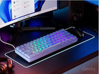 Geeky GK61 SE 60% | Mechanical Gaming Keyboard | 61 Keys Multi Color RGB LED Backlit for PC/Mac Gamer | ANSI US American Layout (Blue, Mechanical Speed Silver) - Image 4