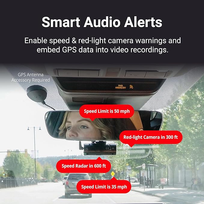 Thinkware F70 PRO Dash Cam 1080P FHD, Wi-Fi Car Camera, 140° Wide Angle, Super Night Vision, Smart Parking Mode, G-Sensor, Includes 32GB SD Card - Image 9