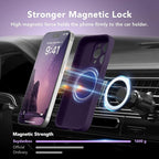 Magnetic for iPhone 13 Pro Case, [Full Camera Protection][Screen Protector] Silicone Shockproof Protective Phone Case for iPhone 13 Pro 6.1", Deep Purple - Image 3