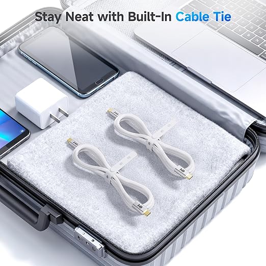 Cable Matters 2-Pack 240W USB C Fast Charging Cable - 3ft, USBC to USBC Cable, No Video, 240W Fast Charging Cord Type C Works with iPhone 15/16, iPad Pro, Macbooks, Surface Pro, White - Image 6