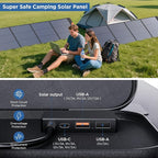 440 Watt Portable Solar Panel with Bypass Diodes,2PCS 220W N-Type 16BB Foldable Solar Charger for Power Station, 25% High Efficiency IP67 Waterproof 4 Kickstands for Camping RV Home Backup - Image 6