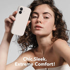 Magnetic for iPhone 17 Case, Compatible with MagSafe, [Full Camera Protection][Screen Protector] Silicone Shockproof Protective Phone Case for iPhone 17 6.3", Stone - Image 7