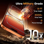 TOCOL for iPhone 17 Pro Max Screen Protector/iPhone 16 Pro Max Screen Protector 6.9-Inch Instant Installation Tempered Glass HD Clear Full Coverage Protection Case Friendly 2 Pack - Image 5