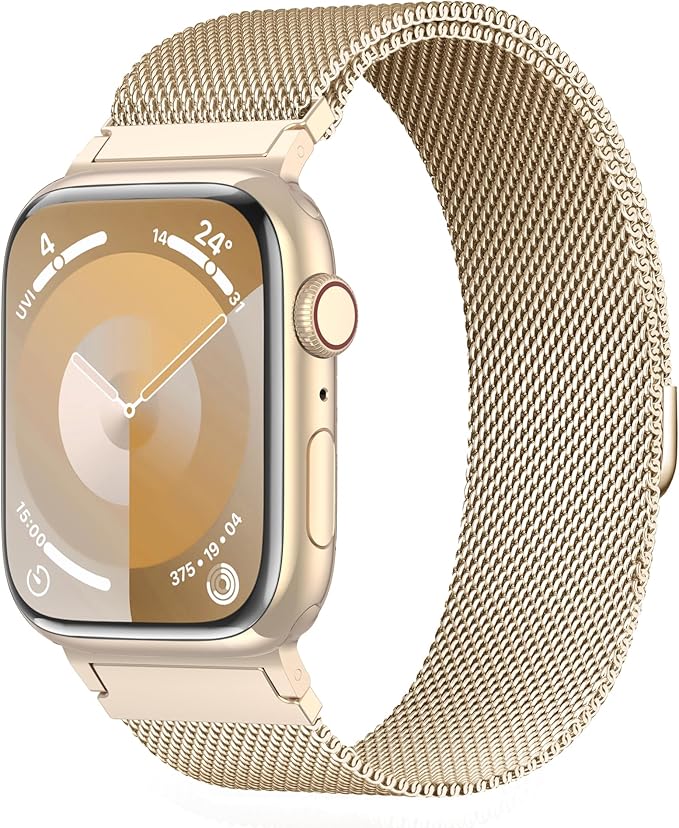 Original Metal Milanese Loop Compatible with Apple Watch Band 38mm 40mm 41mm 42mm 44mm 45mm 49mm for Women Men, Magnetic Stainless Steel for iWatch Se Ultra Series 11 10 9 8 7 6 5 4 3 2 1 by WANLISSWatchBands