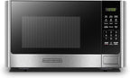 BLACK+DECKER BCRK17B Compact Refrigerator Energy Star Single Door Mini Fridge with Freezer, 1.7 Cubic Feet, Black & Digital Microwave Oven with Turntable Push-Button Door, Child Safety Lock - Image 5